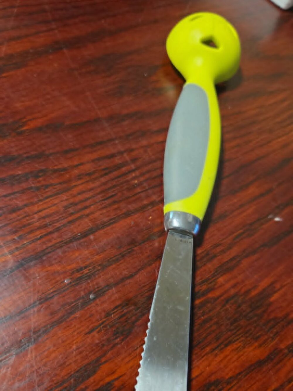 Pampered Chef 3-in-1 Avocado Tool | Slicer Pitter Scoop Green Kitchen Gadget